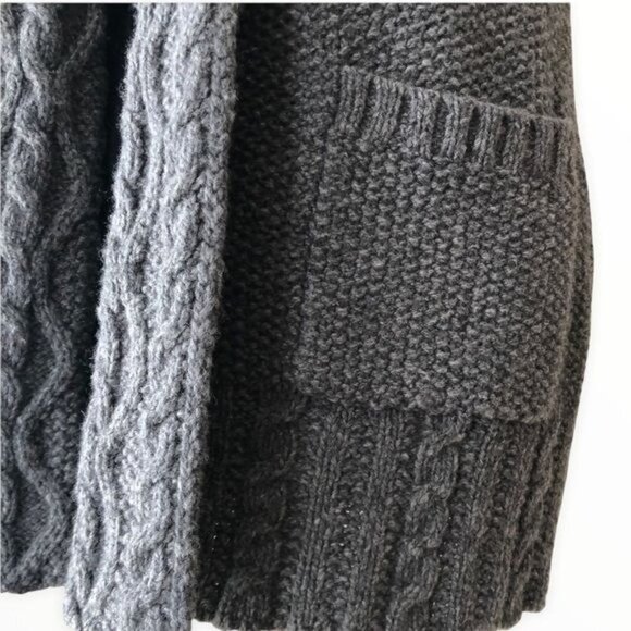 Eddie Bauer Grey Wool Cardigan Vest With Pockets XS - Picture 8 of 13